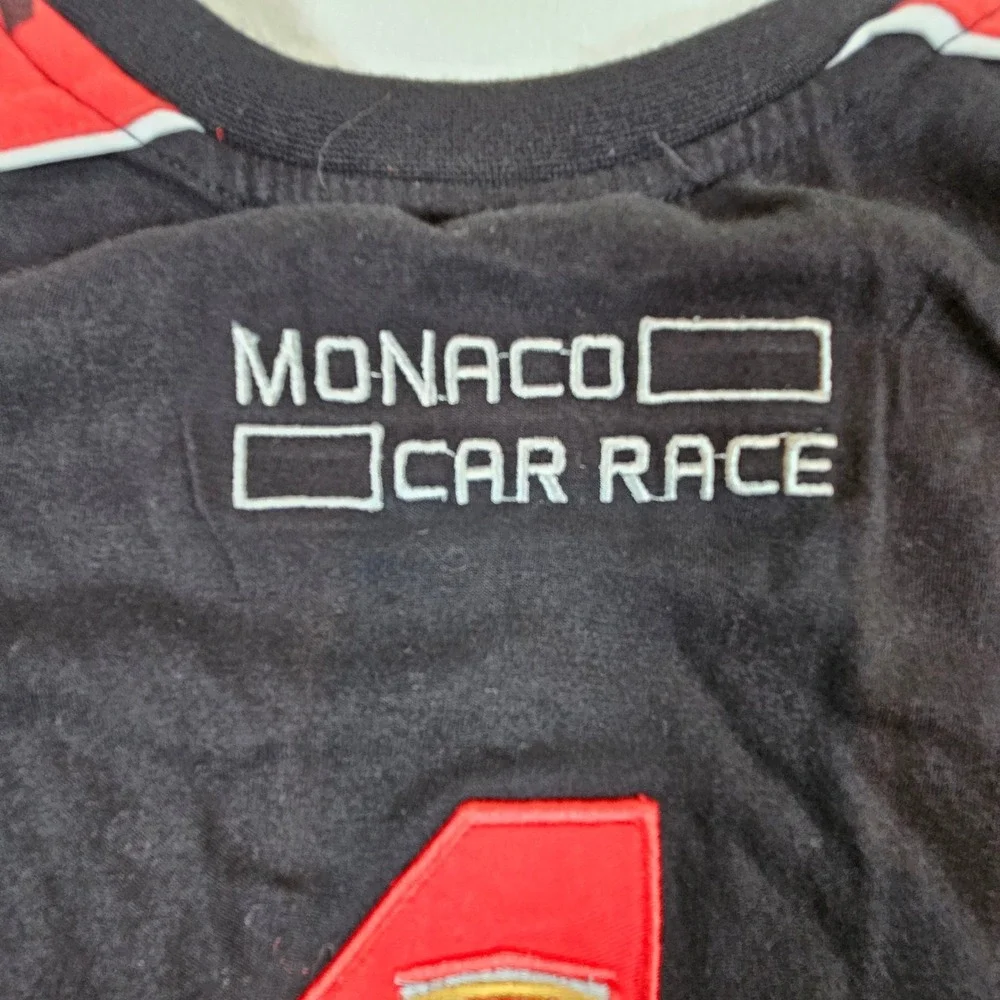 Souvenirs Shop Monaco T-Shirt Mens XXL Black Racing Motor Sport‎ F1 Embroidered